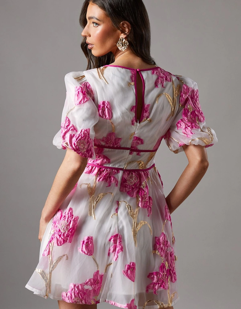 Jacquard Mini Dress