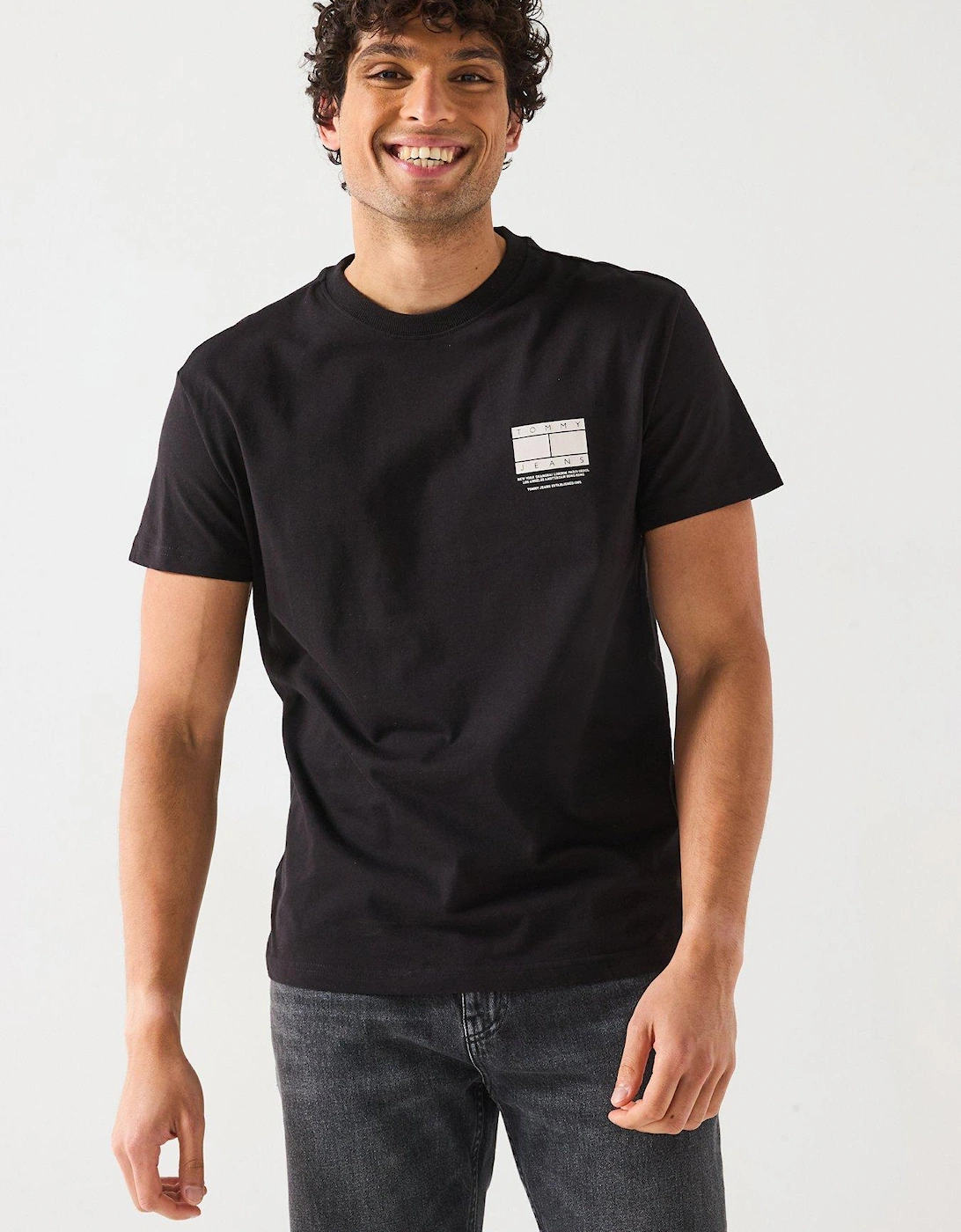 Mono Left Chest Logo T-Shirt - Black, 2 of 1