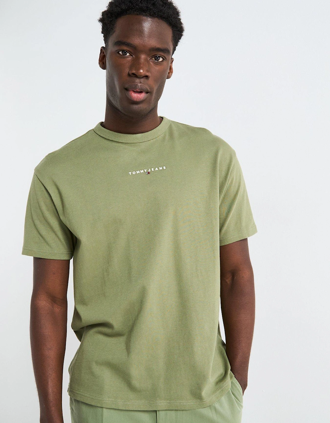 Relaxed Linear Logo T-shirt - Green, 2 of 1
