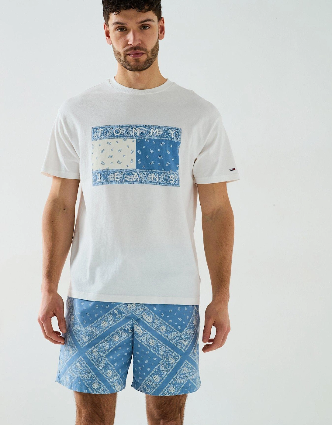 Paisley Large Flag Graphic T-Shirt - Off White, 2 of 1