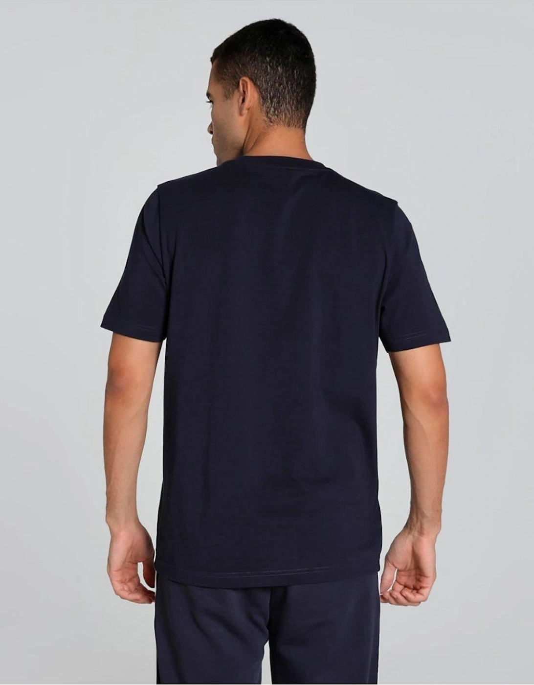 Mens Essential Small No 1 Logo Tee - Navy