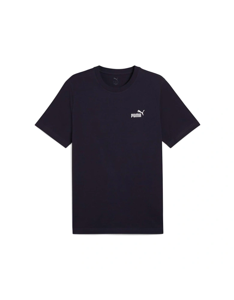 Mens Essential Small No 1 Logo Tee - Navy