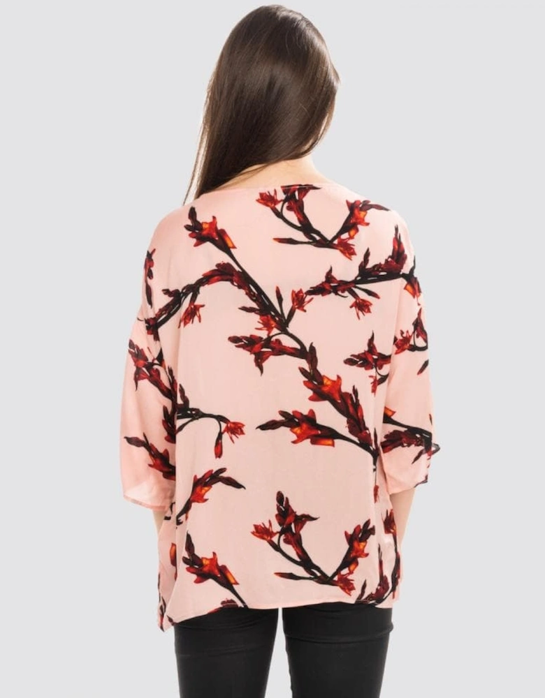 Marice SS Aop Womens Top 9315