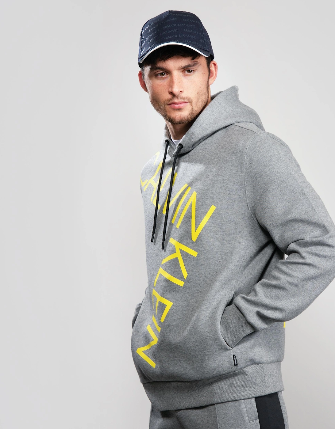 Bold Logo Relax Mens Hoodie