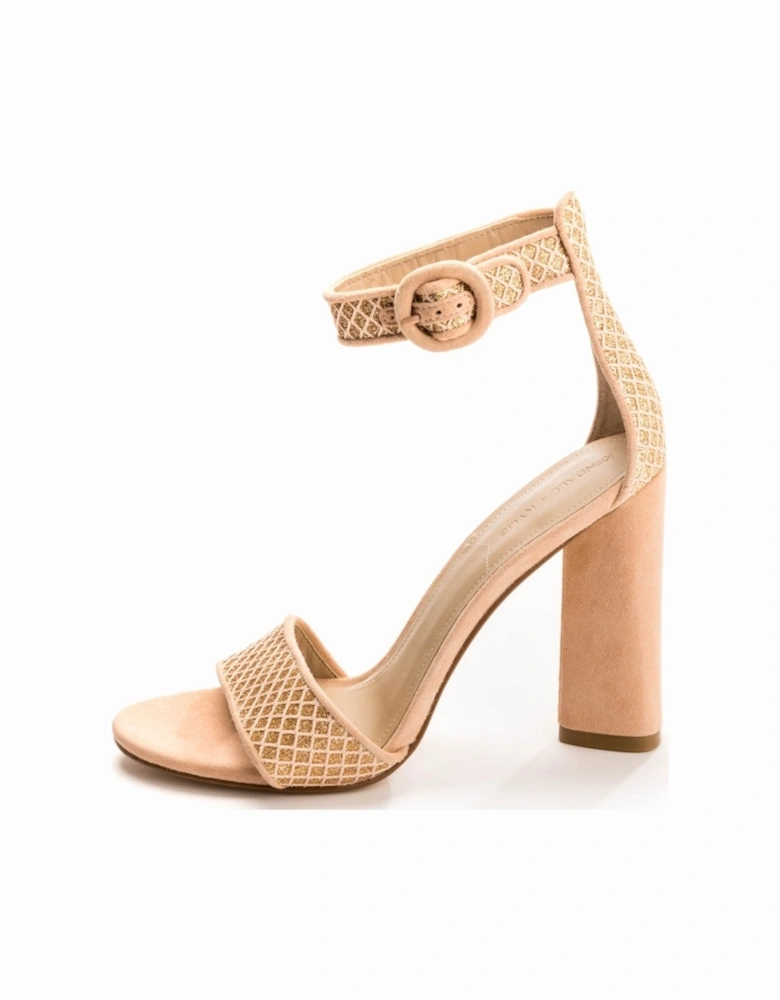 Kendall + Kylie Giselle Womens Suede Ankle Strap Heels