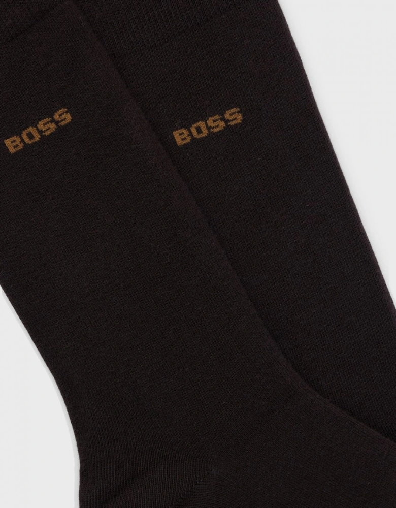 BOSS Orange 2-Pack Mens Regular Length Socks in a Cotton Blend NOS