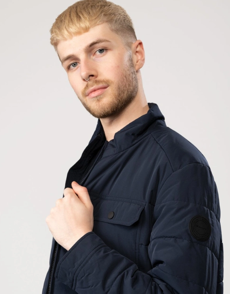 Mens Channel Quilted Jacket