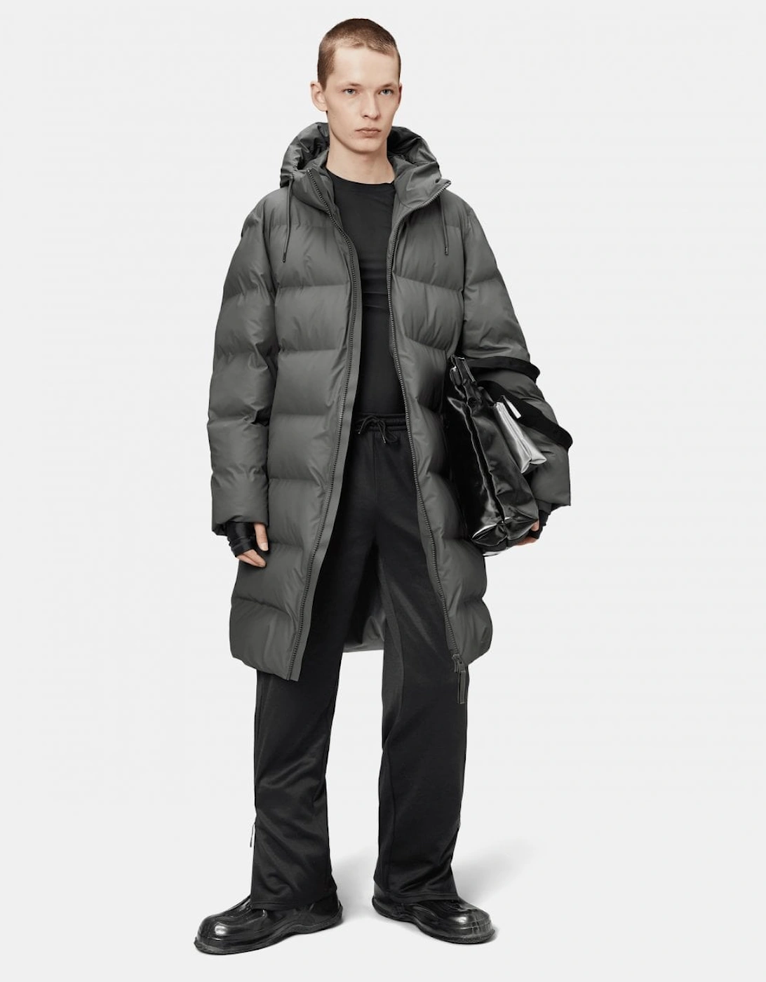 Alta Long Unisex Puffer Jacket - 13 Grey