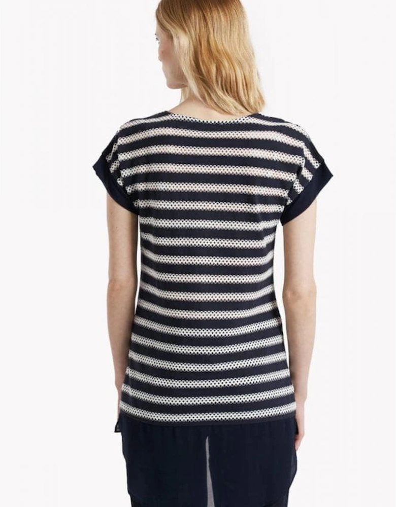Great Plains Lattice Stripe Womens Tee