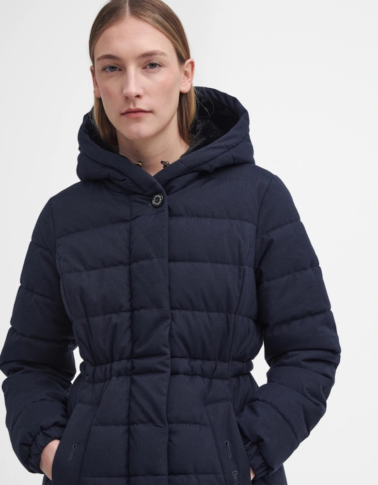 Clarence Womens Long Puffer Jacket