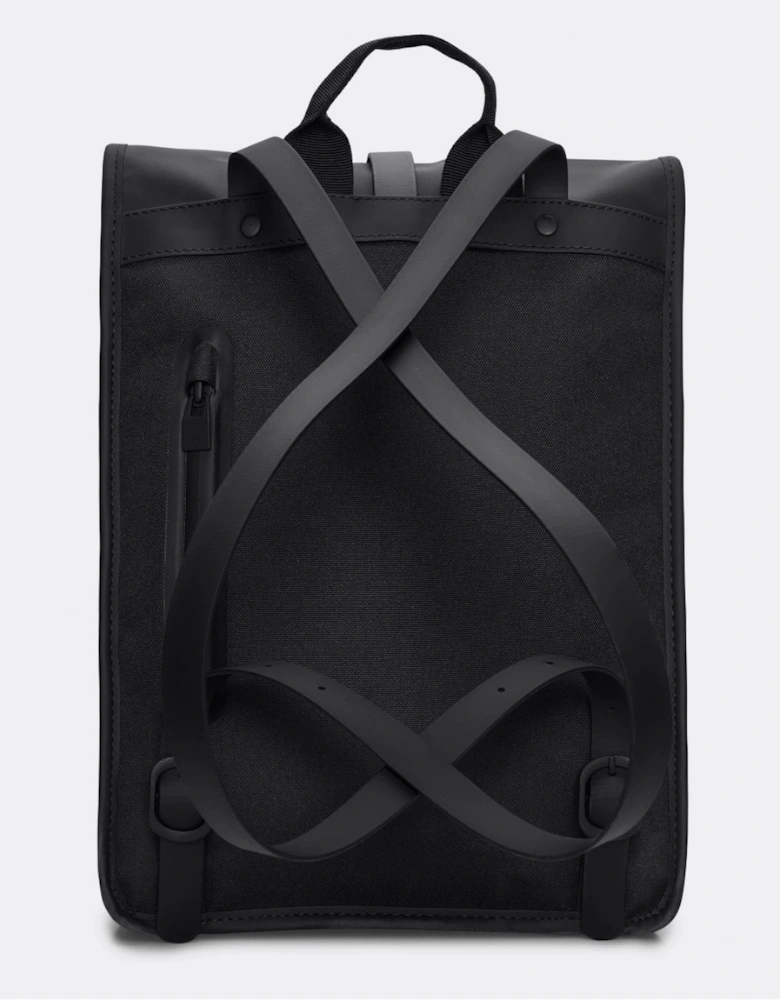 Unisex Rolltop Rucksack Mini - 01 Black