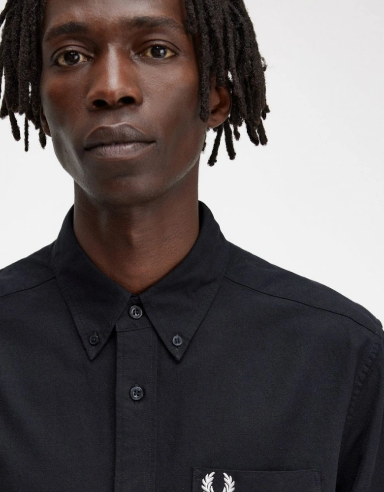 Mens Long Sleeve Oxford Shirt
