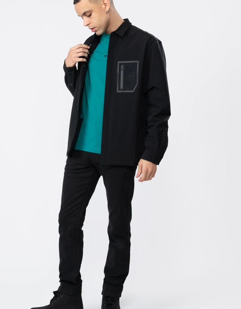 BOSS Green BUREL_X Mens Fleece Lined Overshirt