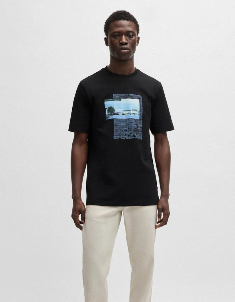 BOSS Orange Ontheway Mens Graphic Print T-Shirt