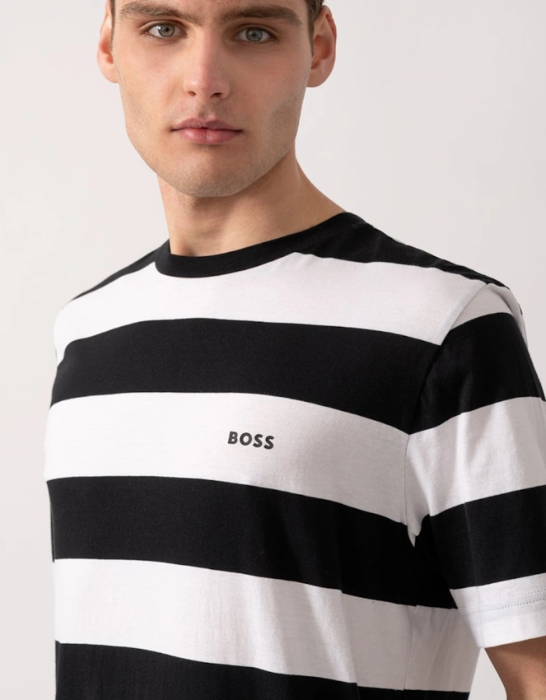 BOSS Orange Tales Stripe Mens T-Shirt