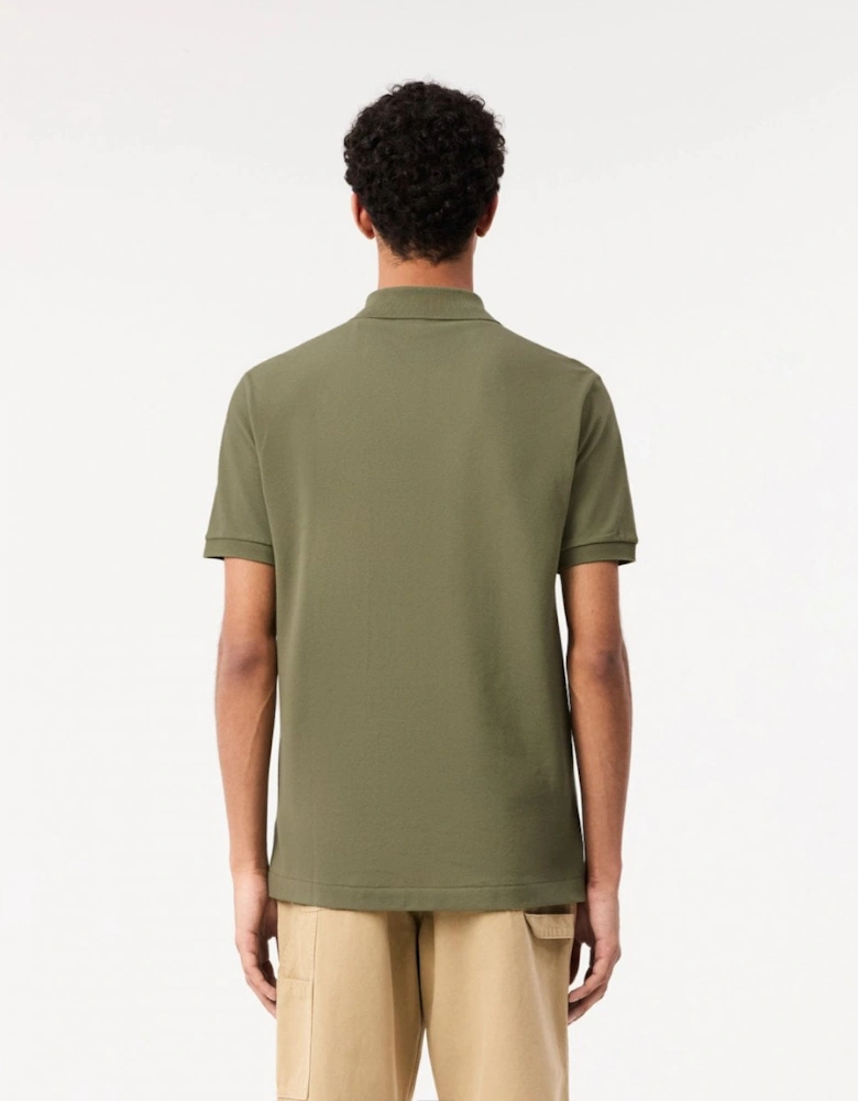Classic Fit L.12.12 Mens Short Sleeve Polo Shirt - Khaki BMY