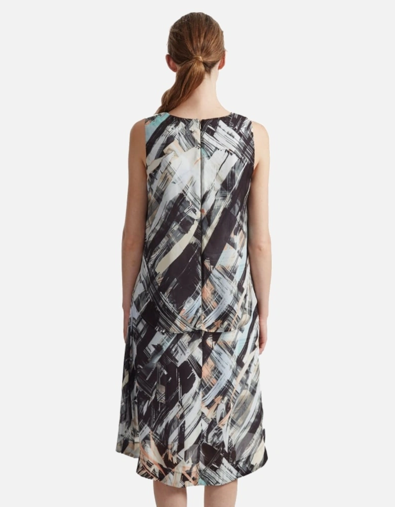 Great Plains Pastel Paint Layered Womens Dress