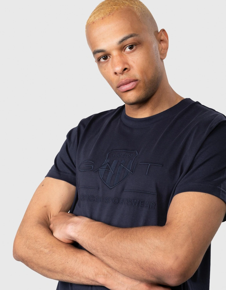 Tonal Archive Shield Mens T-Shirt