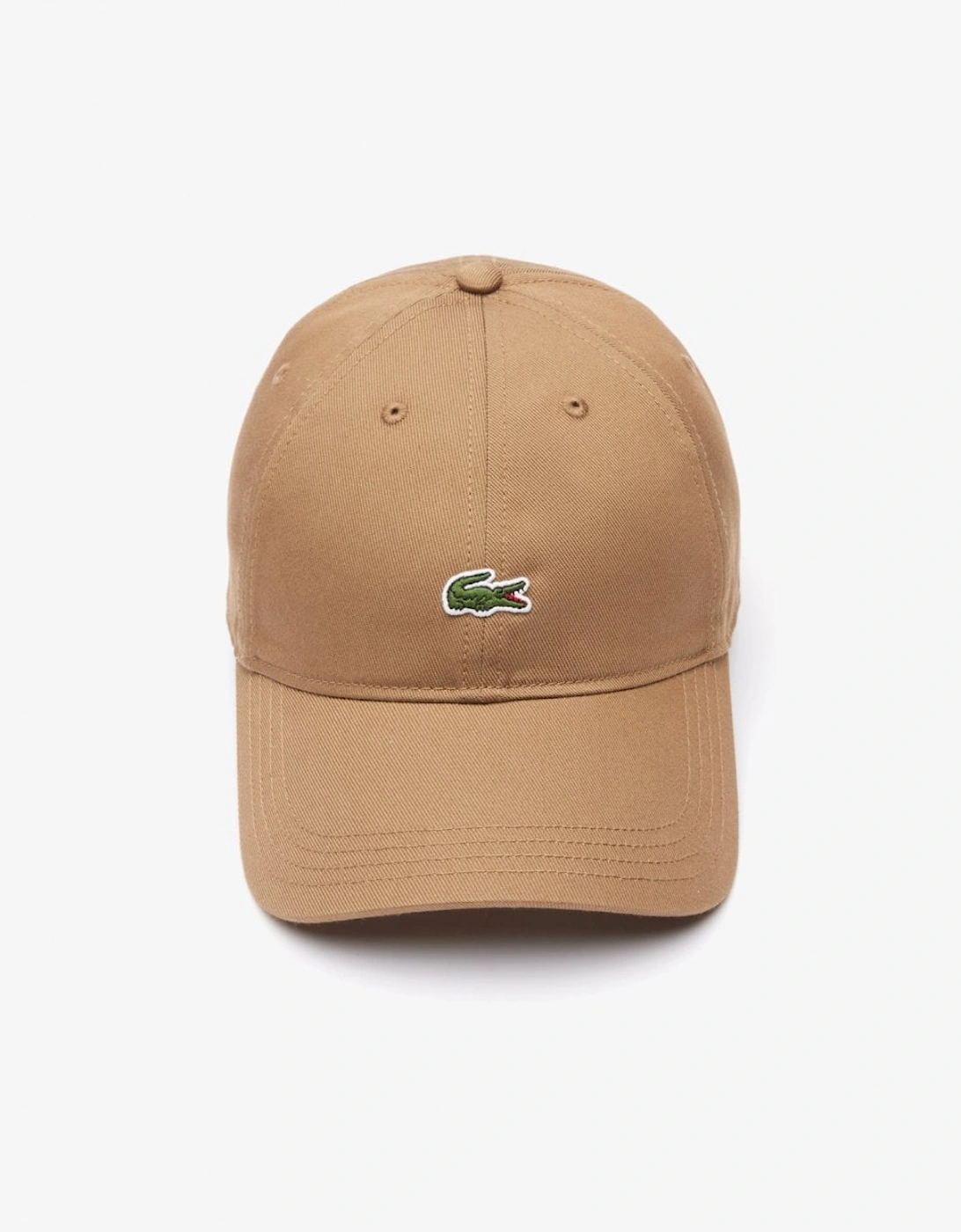 Lacoste Mens Organic Cotton Twill Cap - Cookie SIX