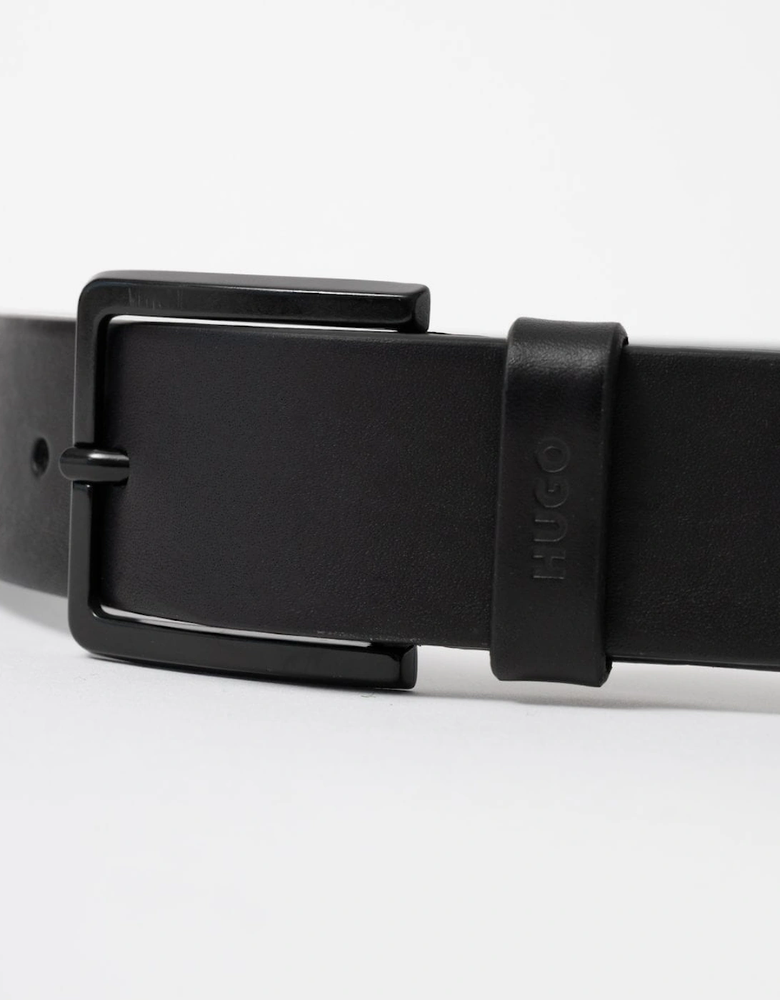 HUGO Gioni Mens Leather Belt NOS
