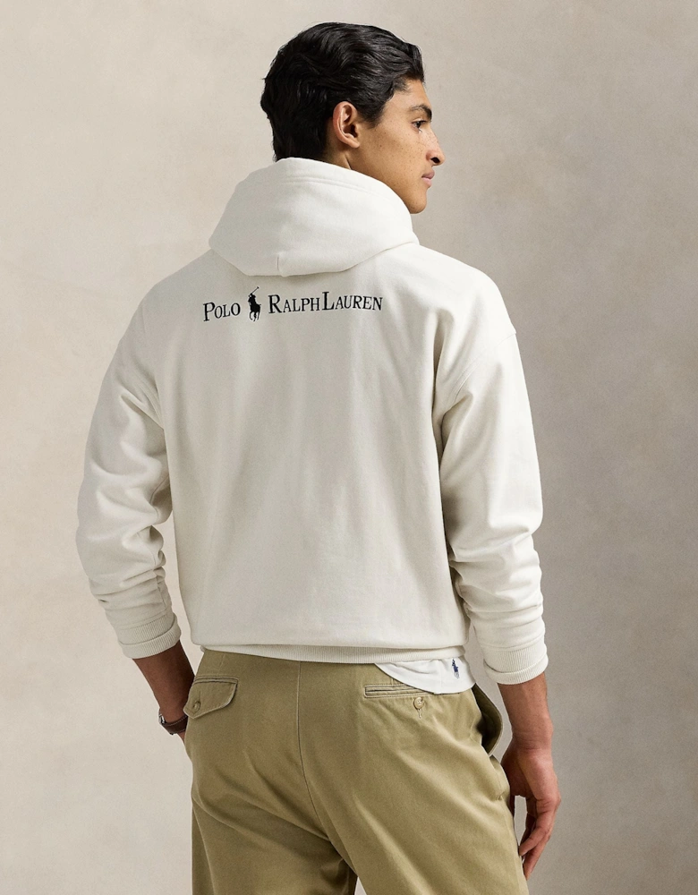 Ralph Lauren Script Icon Back print Sweatshirt - Nevis White