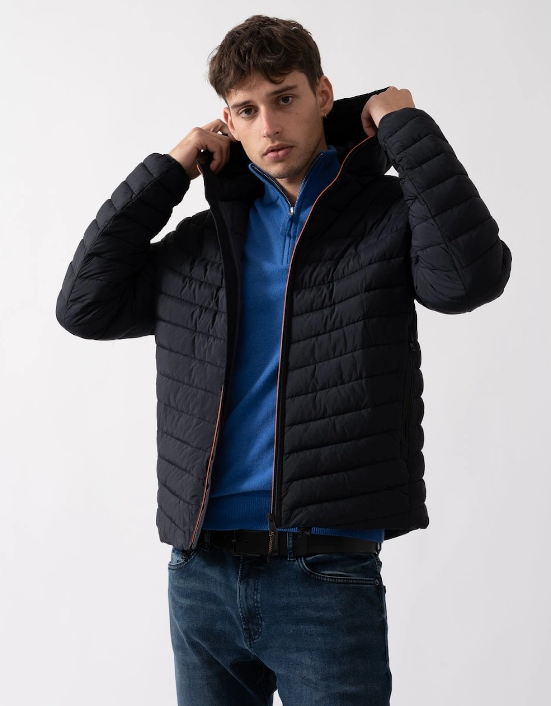 A-Lapaz Mens Hooded Puffer Jacket