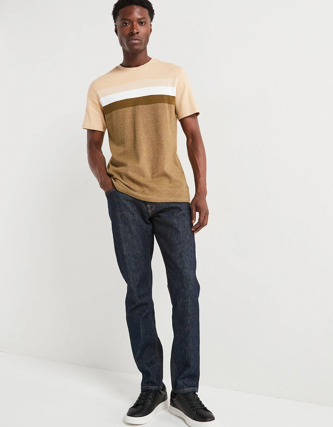 Chest Block T-Shirt - Multi