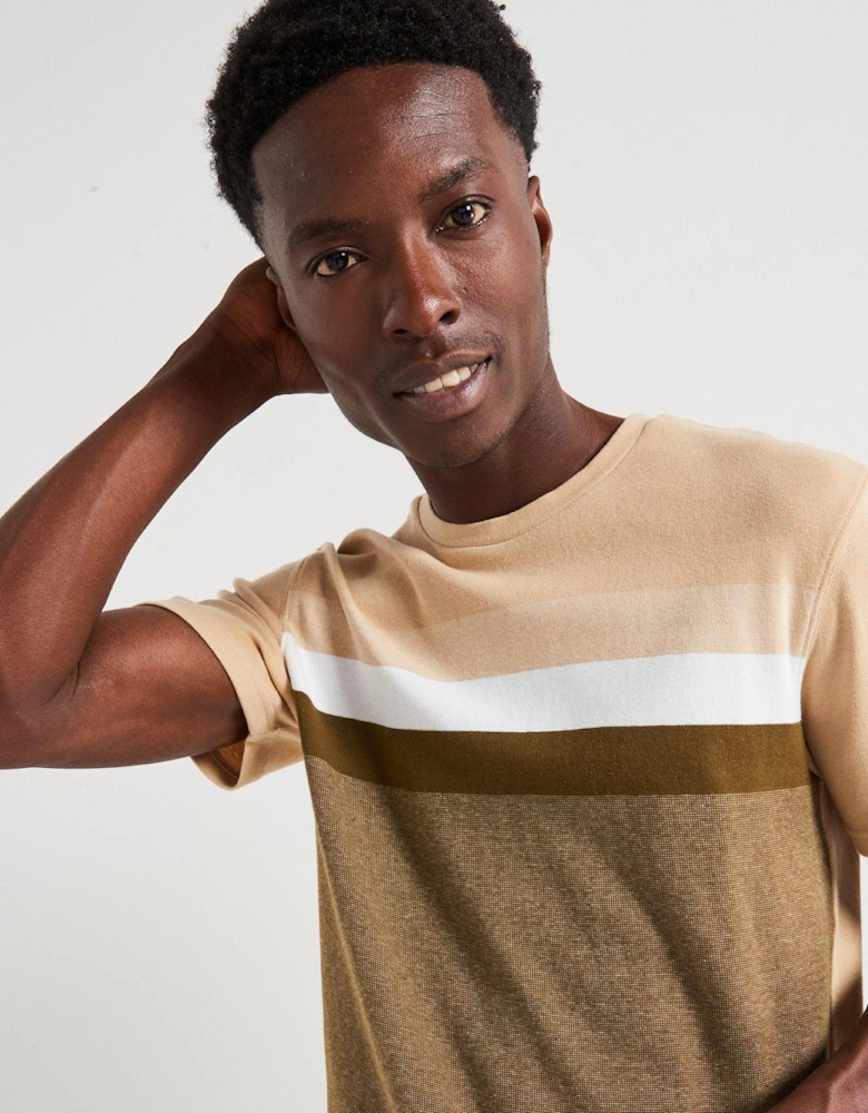 Chest Block T-Shirt - Multi