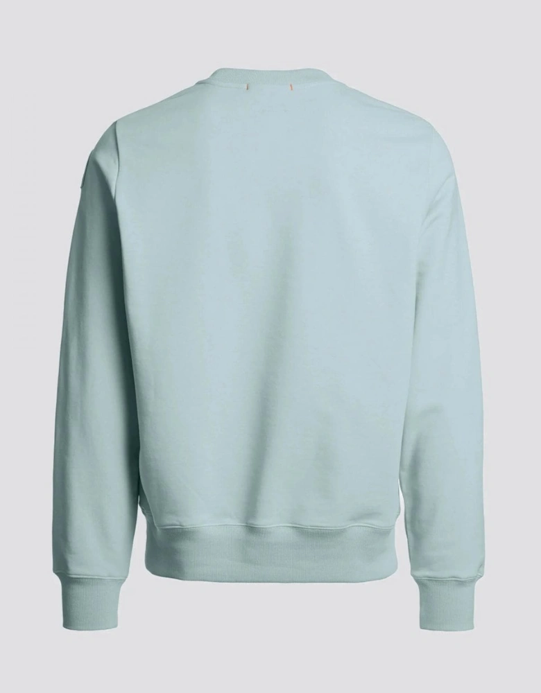K2 Mens Crew Neck Sweatshirt with Logo Patch