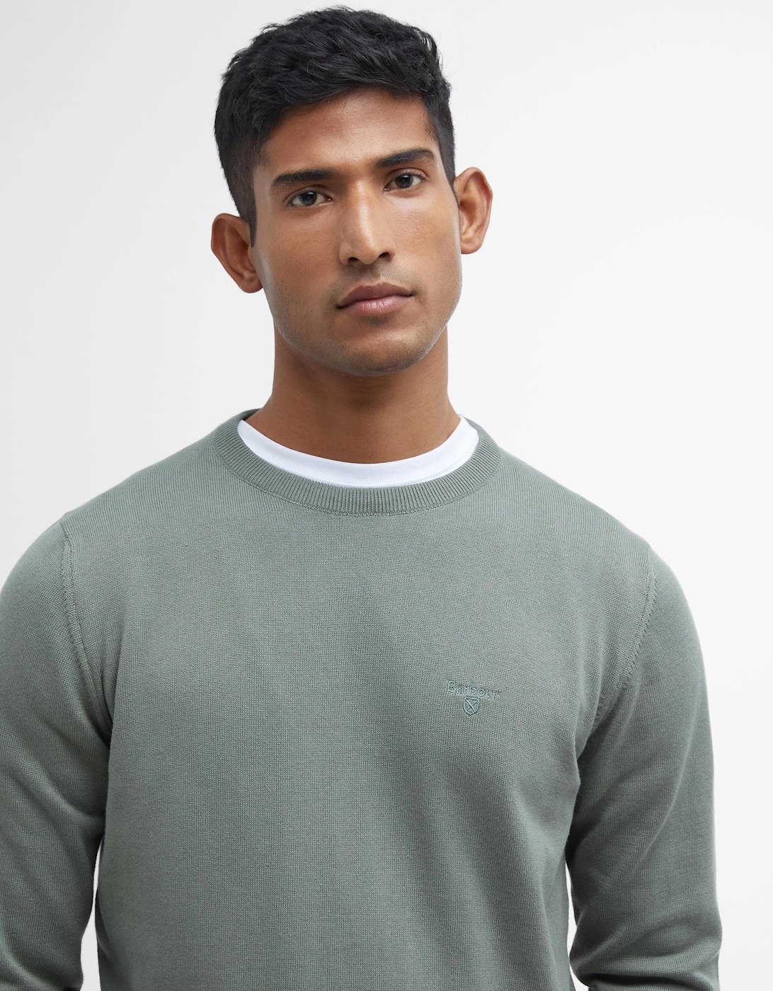 Pima Cotton Mens Crew Sweatshirt