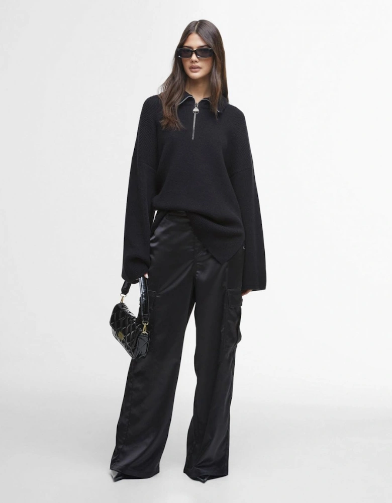 Franchesca Womens Half Zip Jumper