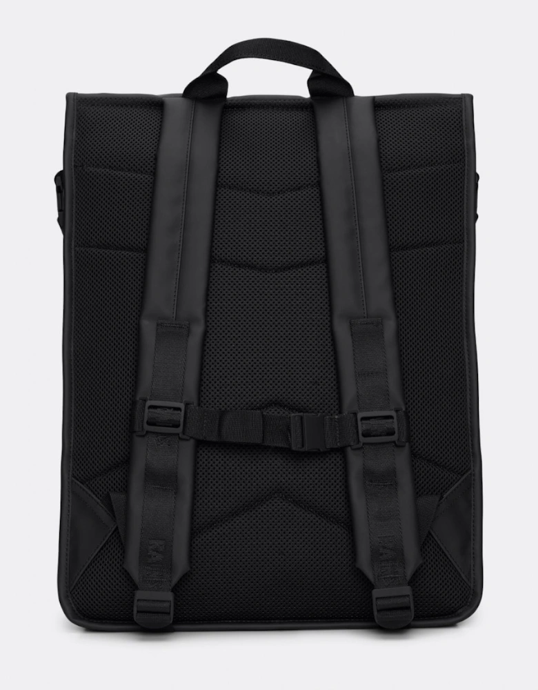 Unisex Trail Rolltop Backpack - 01 Black