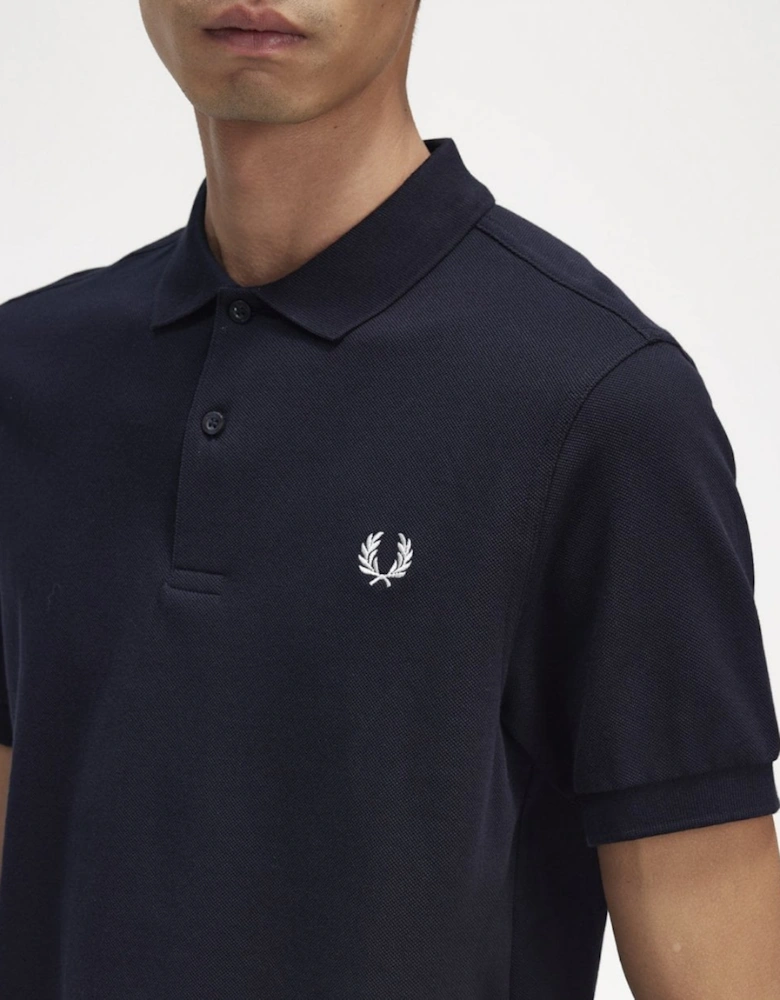 Mens Plain Signature Polo Shirt NOS