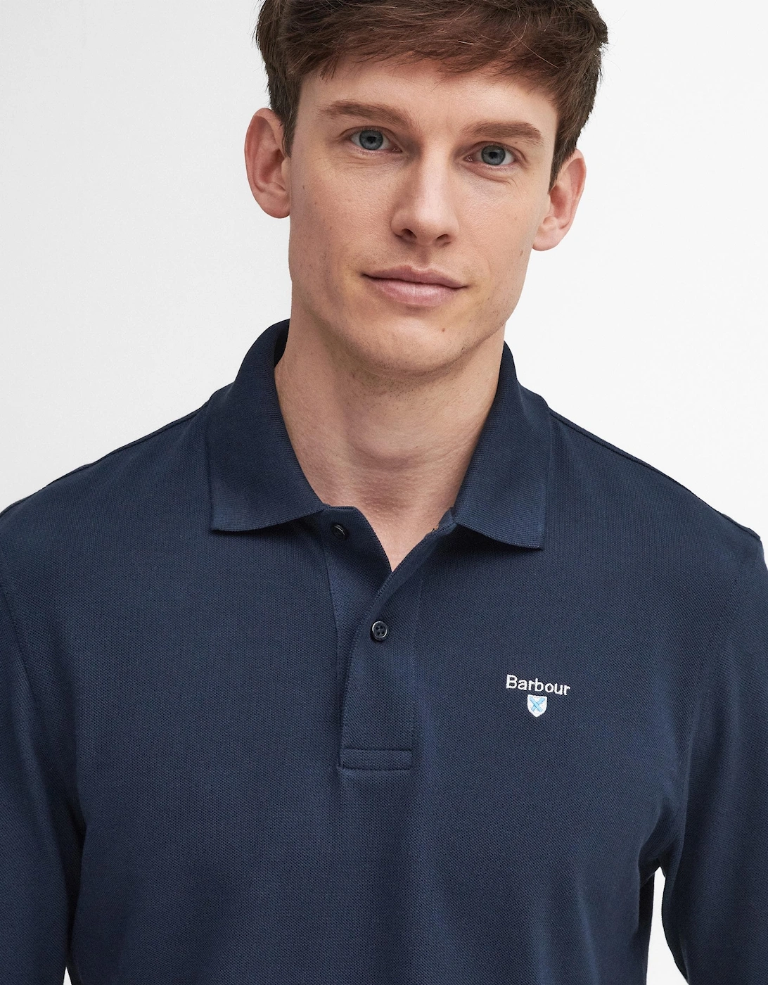 Original Sports Mens Tailored Long Sleeve Polo Shirt