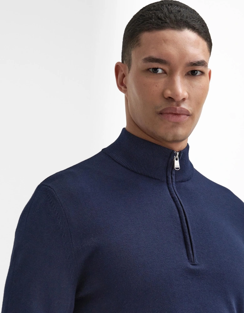 Blades Mens Cotton Half Zip Jumper