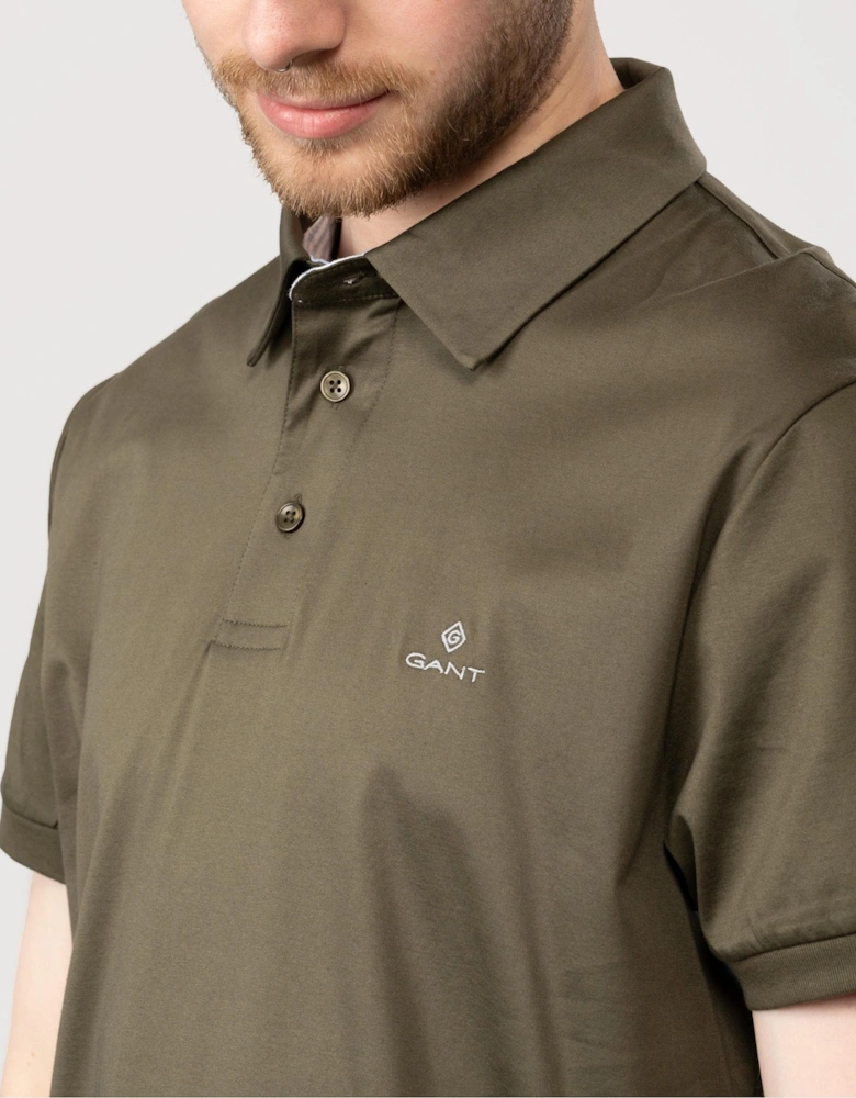 Mens Mercerized Jersey Short Sleeve Rugger