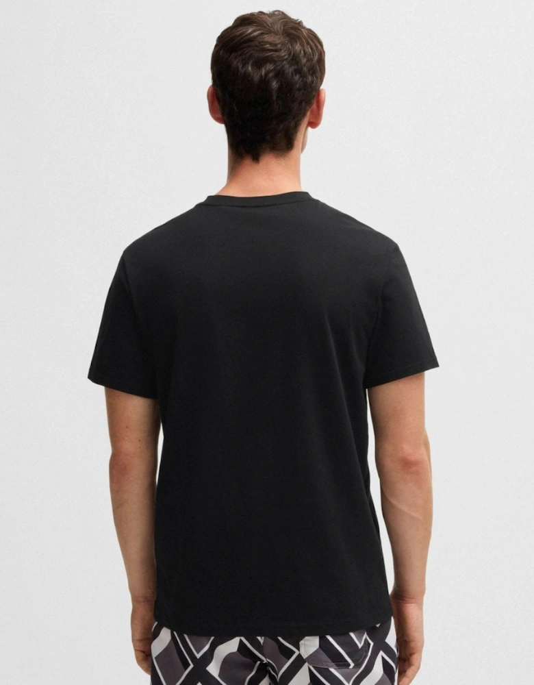 BOSS Orange RN Mens Relaxed Fit T-Shirt With Contrast Logo