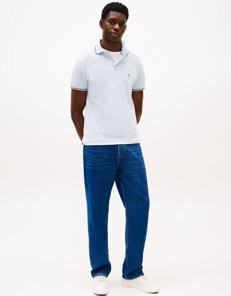 Tipped Slim Fit Mens Polo