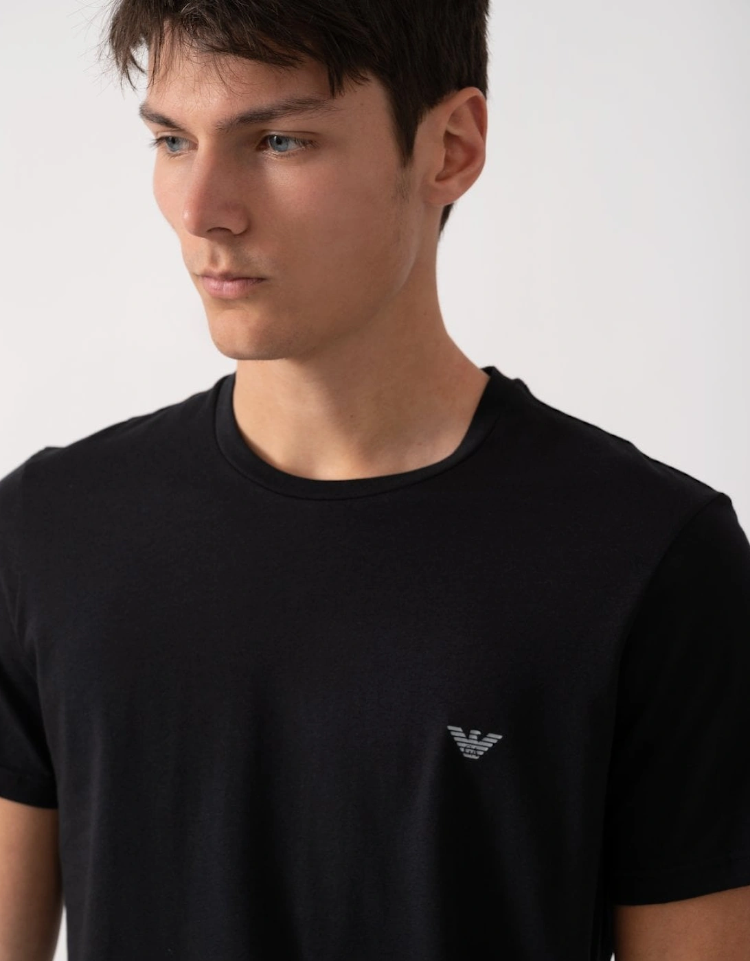 2 Pack Mens Eagle Logo Loungewear T-Shirt