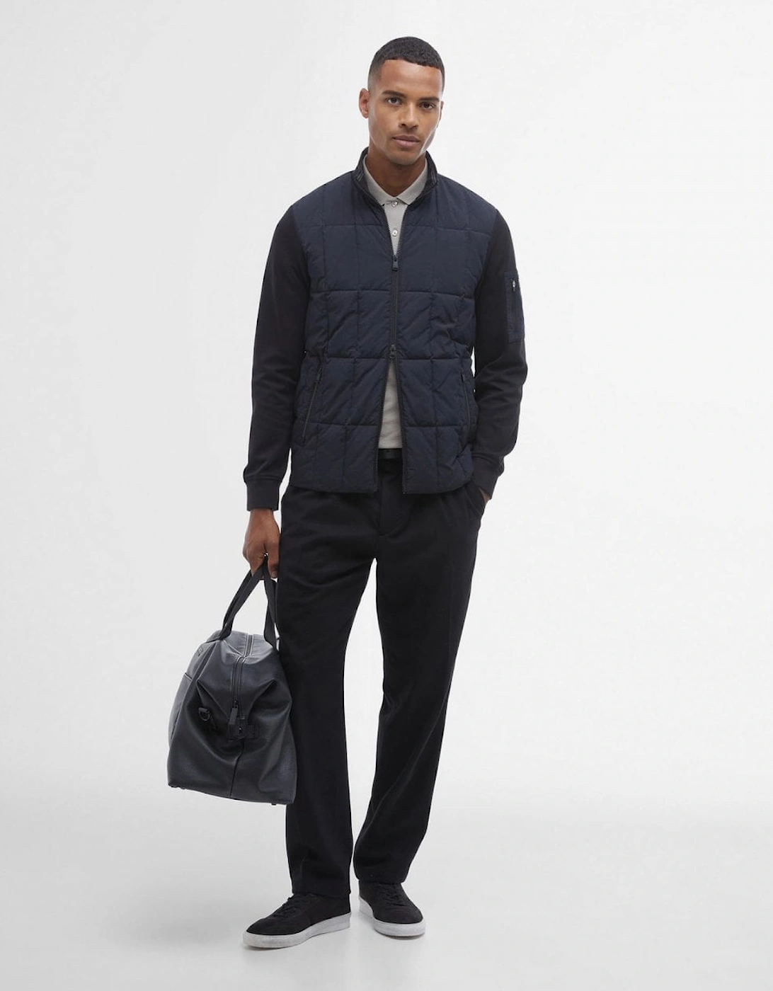 Otto Mens Baffle Quilt Sweatshirt