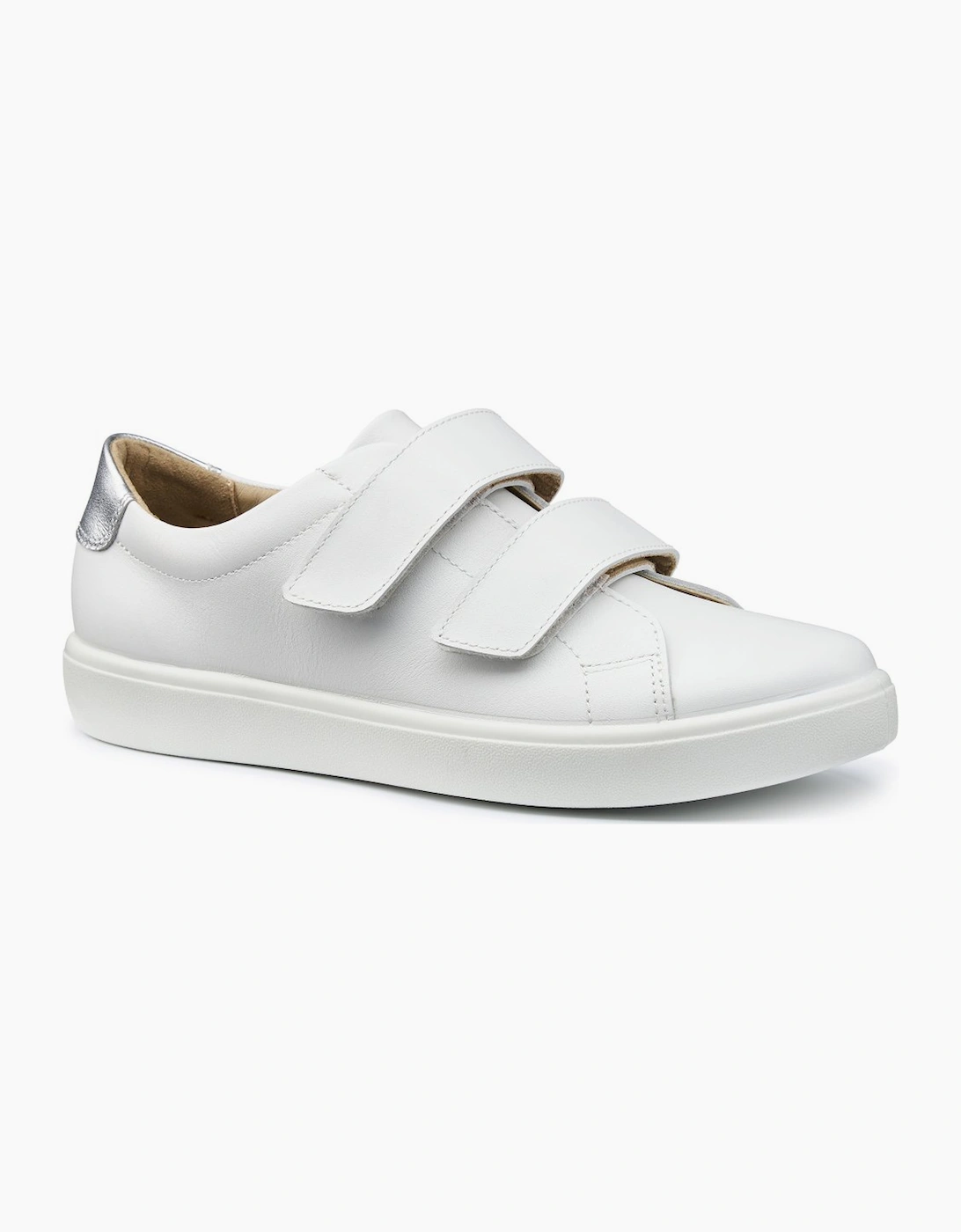Hotter Women's White Wave Extra Wide Trainers - Size: 6.5