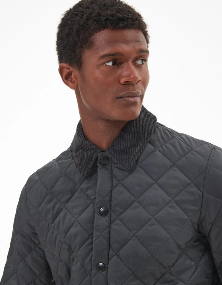 Heritage Liddesdale Quilted Mens Jacket - Charcoal
