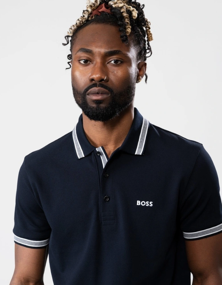 BOSS Green Paddy Contrast Mens Polo NOS