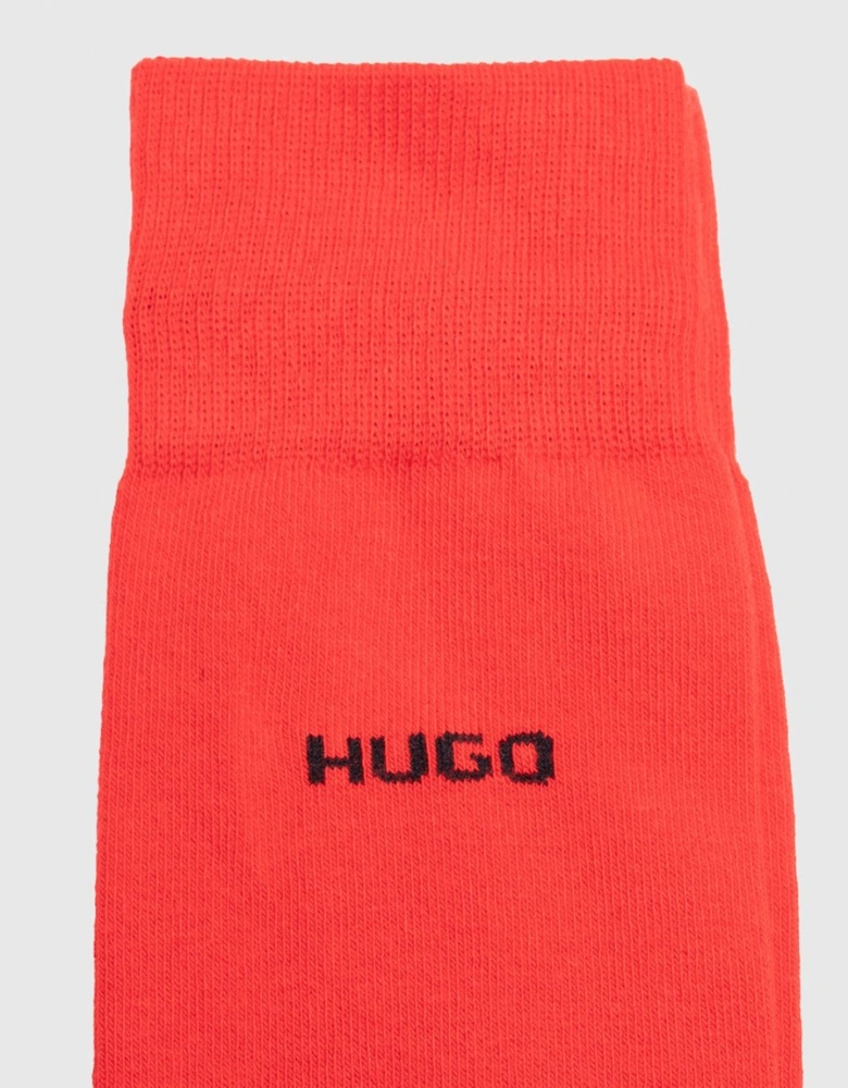 HUGO 2 Pack RS Uni Colour Mens Socks NOS