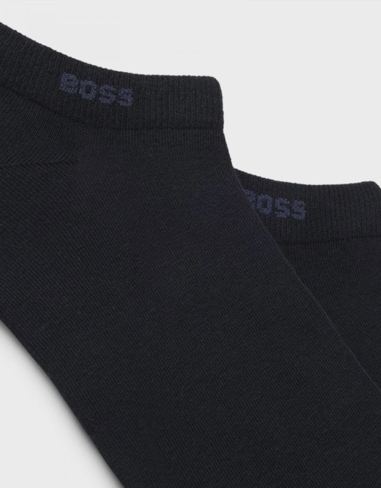 BOSS Orange Two-Pack of Ankle Length Socks in Stretch Fabric NOS