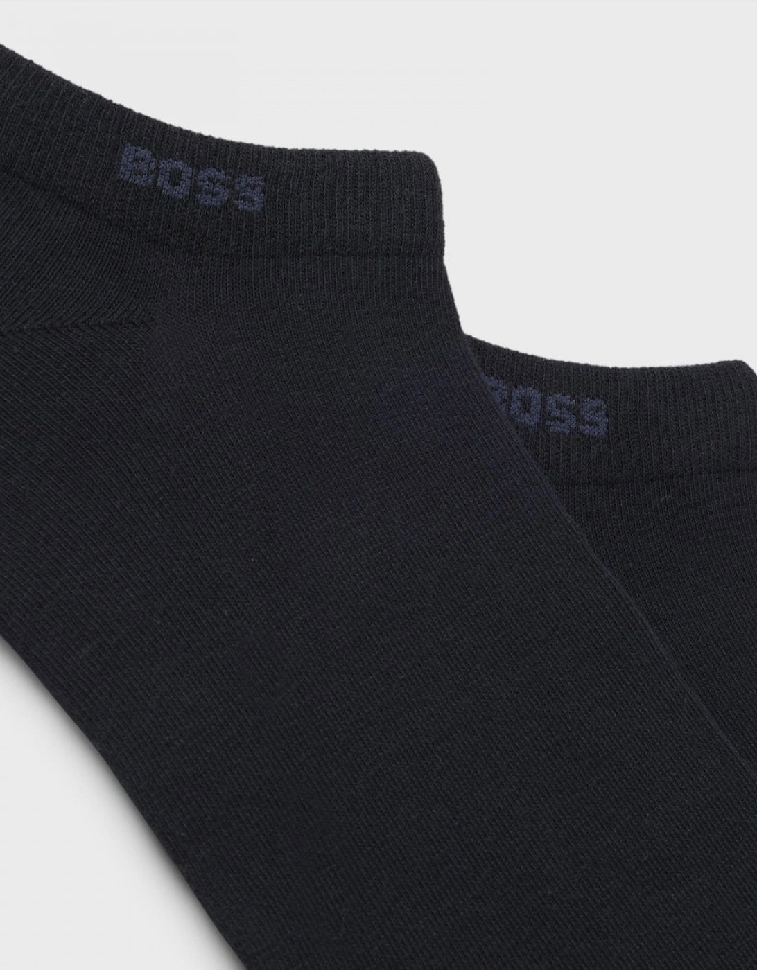 BOSS Orange Two-Pack of Ankle Length Socks in Stretch Fabric NOS