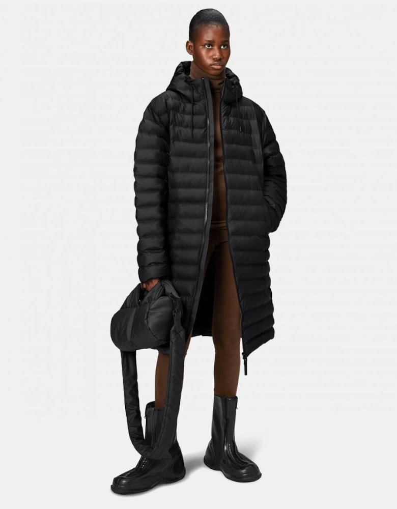 Lohja Longer Puffer Jacket - 01 Black