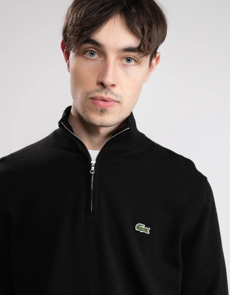 Half Zip Logo Mens Sweatshirt