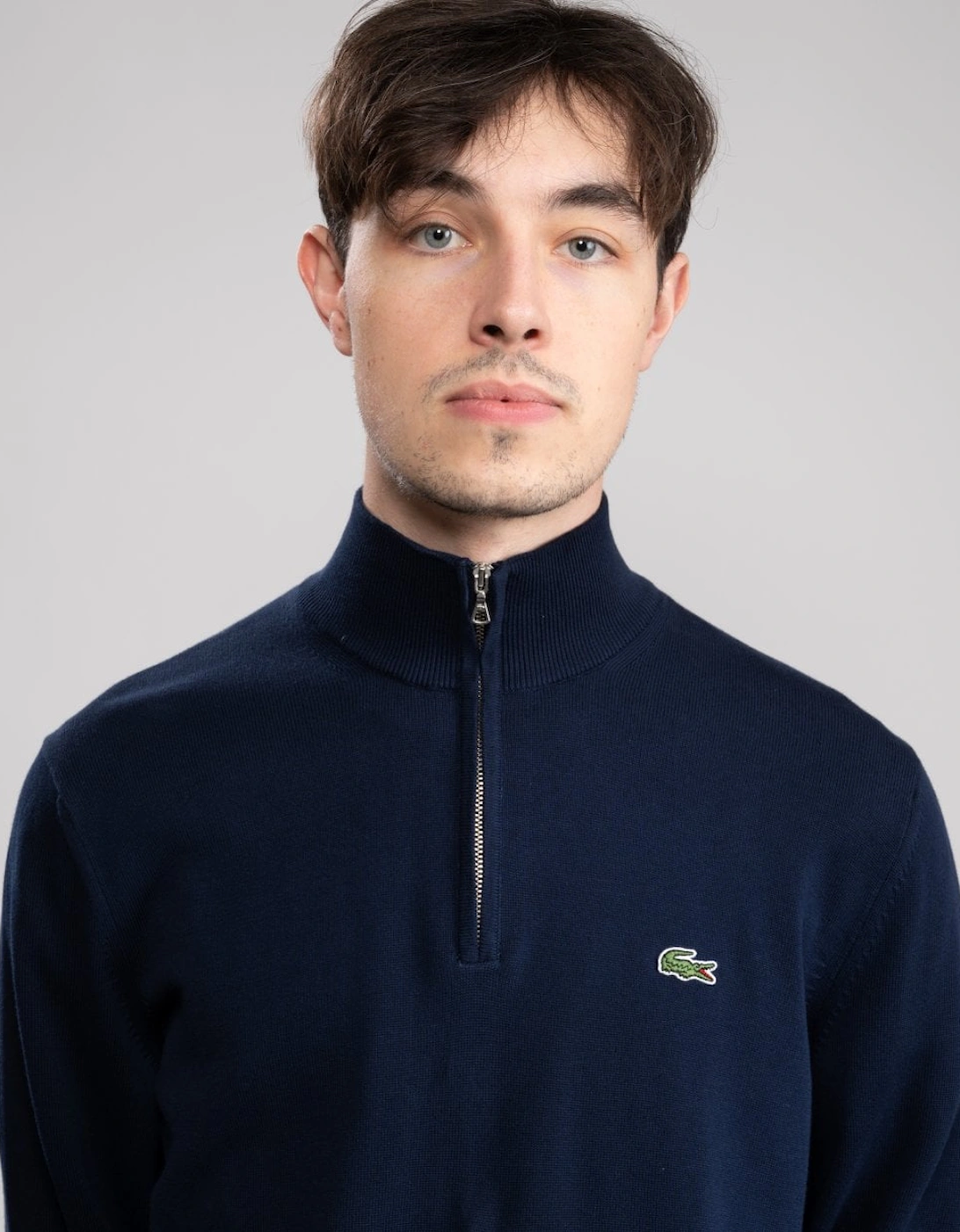 Half Zip Logo Mens Sweatshirt