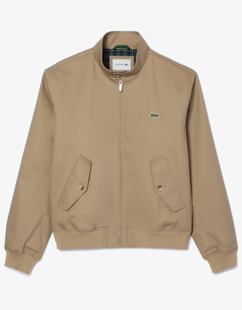 Mens Showerproof Cotton Twill Harrington Jacket